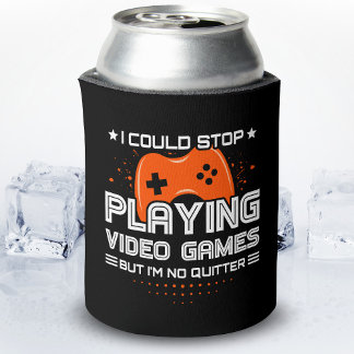 Video Game Player - Video Gaming - Video Gamer Can Cooler