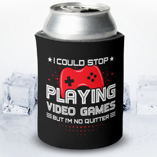 Video Game Player - Video Gaming - Video Gamer Can Cooler
