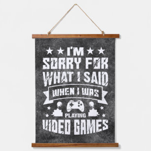 Video Game Poster Hanging Tapestry