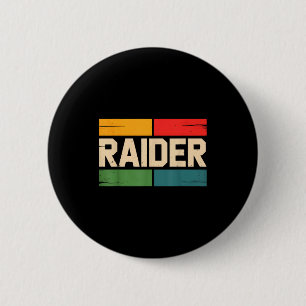 Video Game Raider Vintage Retro Men Women Girl Kid 6 Cm Round Badge