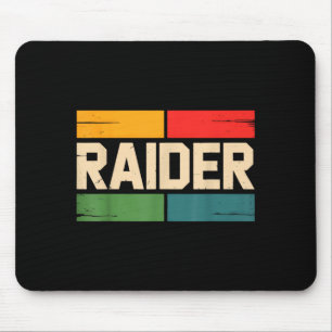 Video Game Raider Vintage Retro Men Women Girl Kid Mouse Pad