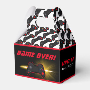 Video Game Red Controller Favour Box