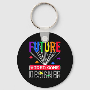 Video Game Shirt Future Video Game Designer Kids Key Ring