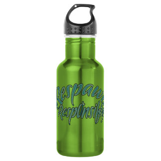 Video game, text illustration Respawn Responsibly 532 Ml Water Bottle