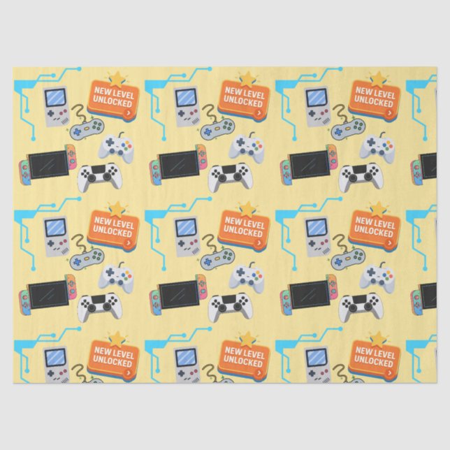 Video Game Tissue Paper (Front)