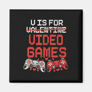 Video Game Valentines Day for Boys Kids Teenager Magnet