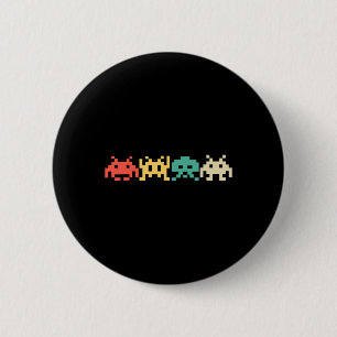 Video Game Vintage Retro Arcade 2  6 Cm Round Badge