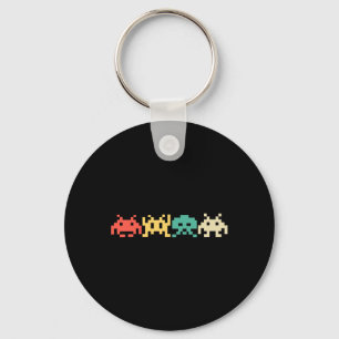 Video Game Vintage Retro Arcade 2 Key Ring