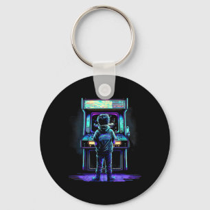 Video Game Vintage Retro Arcade 3 Key Ring