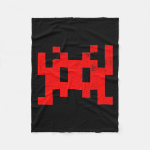 Video Game Vintage Retro Arcade Fleece Blanket