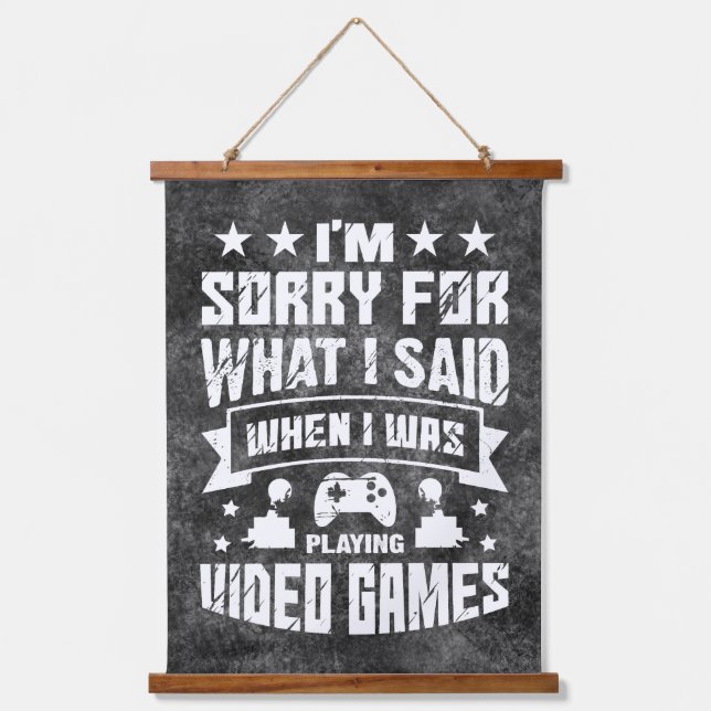 Video Game Wall Decor Hanging Tapestry (Front)