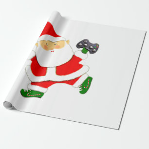 Video Gamer Christmas wrapping paper