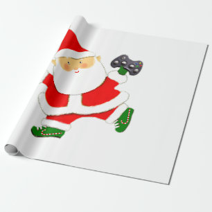 Video Gamer Christmas wrapping paper