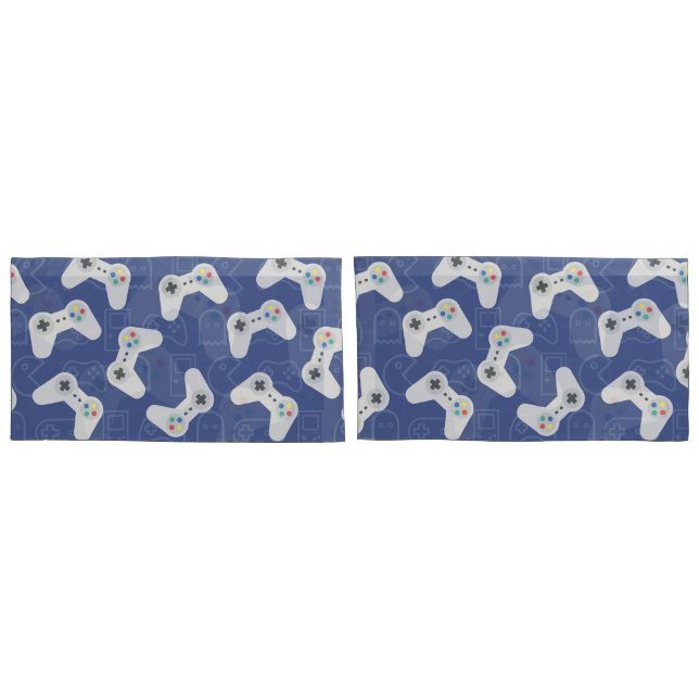 Video Gamer Controllers Pillowcase (Back-Set)