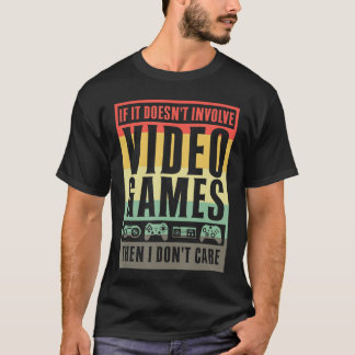 Video Gamer Gift Vintage Gaming Retro Game Gamers T-Shirt