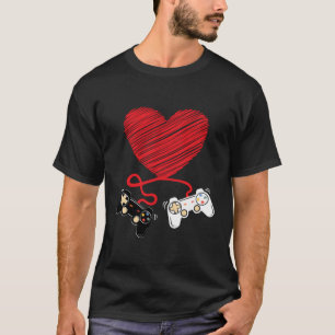Video Gamer He Controllers Day T-Shirt