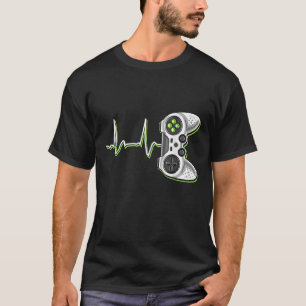 Video Gamer Heartbeat Video Game Controller Gift K T-Shirt