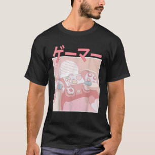 Video Gamer Kawaii Pastel Japanese Anime Controlle T-Shirt