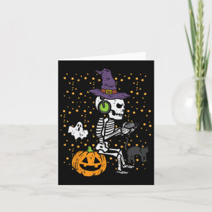Video Gamer Skeleton Halloween Costume Men Boys Ki Card