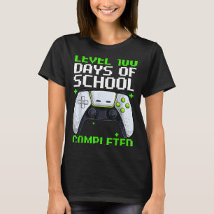 Video Gamer Student 100th Day Teacher 100 Days Of T-Shirt
