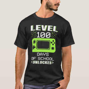Video Gamer Student 100th Day Teacher 100 Days Of T-Shirt