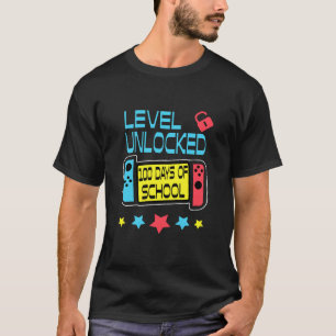 Video Gamer Student 100th Day Teacher  T-Shirt
