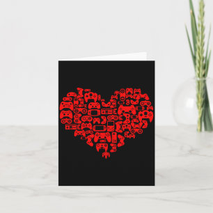 Video Gamer Valentines Day Boy Heart Controller Gi Card
