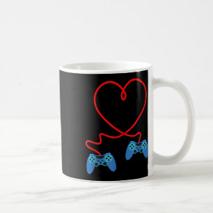 Video Gamer Valentines Day With Controllers Heart Coffee Mug