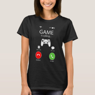 Video Games Are Calling I Must Go Gamer Console T-Shirt