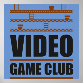 video games club poster