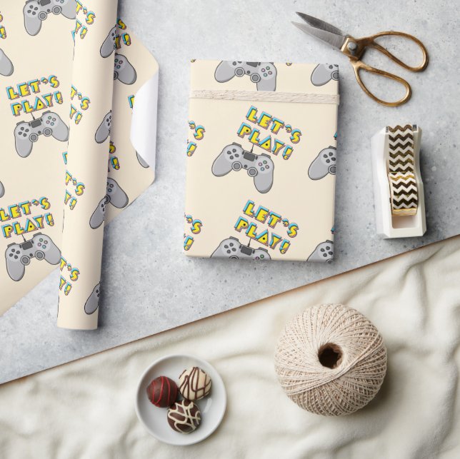Video Games Day Wrapping Paper (Crafts)