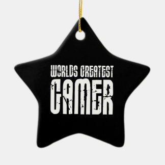 Video Games Gaming & Gamers Worlds Greatest Gamer Ceramic Tree Decoration