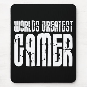 Video Games Gaming & Gamers Worlds Greatest Gamer Mouse Pad