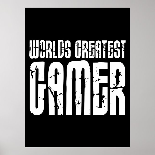Video Games Gaming & Gamers Worlds Greatest Gamer Poster (Front)