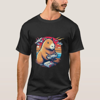 Video Games Lover Capybara Funny Video Games Capyb T-Shirt