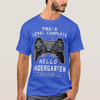 Video Games Outfit PreK Level Complete Hello Kinde T-Shirt