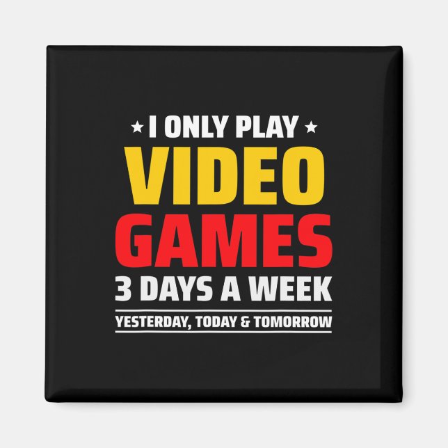 Video Games - Pc Console Gaming - Funny Video Game Magnet (Front)