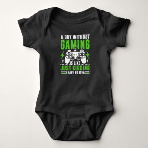 Video games quotes : A Day Without Gaming   Game Baby Bodysuit