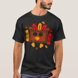 Video Games Thanksgiving Turkey Gamer Gaming Boys  T-Shirt
