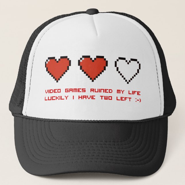 Video Games Trucker Hat (Front)