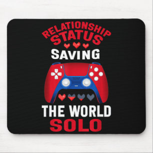 Video Games Valentines Day Gamer Gaming  Mouse Pad