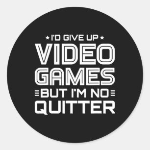 Video Games - Video Gamer Meme - Funny Video Game Classic Round Sticker