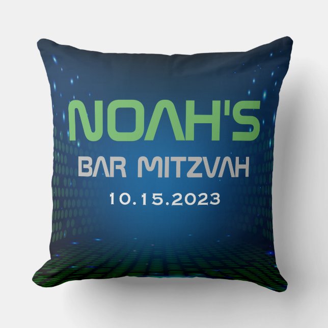 VIDEO GAMING Bar Mitzvah Digital Gaming Cushion (Front)
