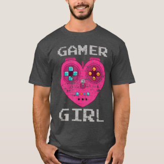 Video Gaming Gamer Girl Women Gift Controller Gami T-Shirt