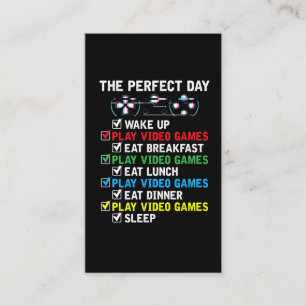 Video Gaming Kids Funny Gamer Business Card