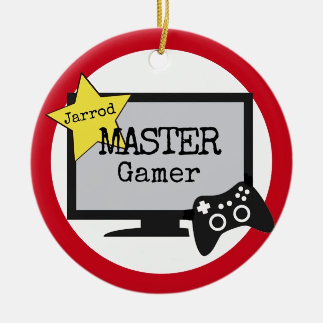 Video Gaming Ornament (Front)