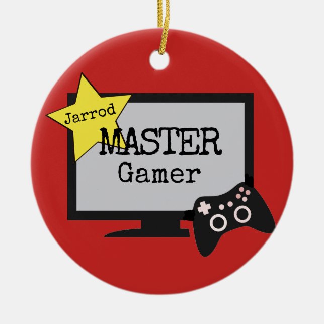 Video Gaming Ornament (Front)