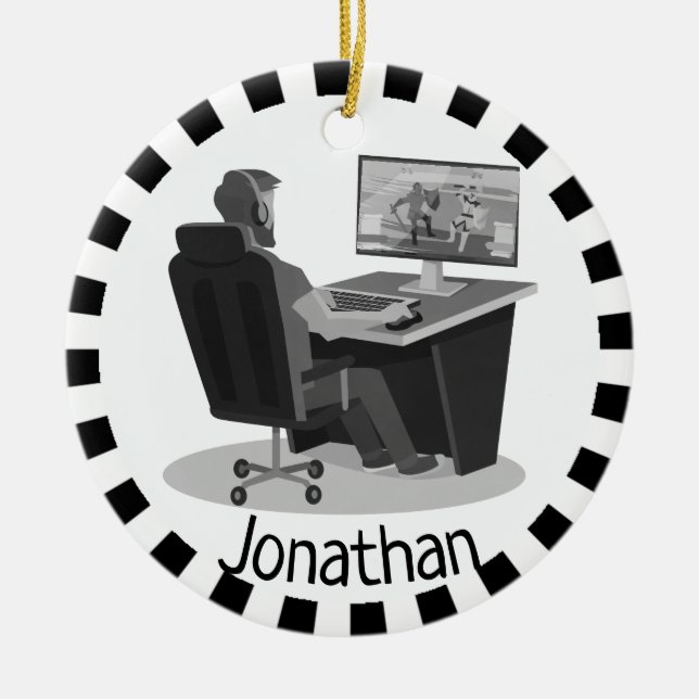 Video Gaming Ornament (Front)