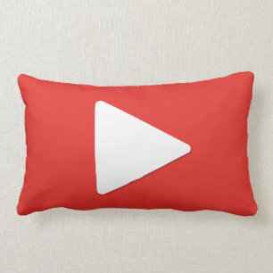 Video Play Button Pillow   Vlogging Pillow