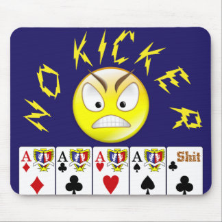 Video poker mouse pad